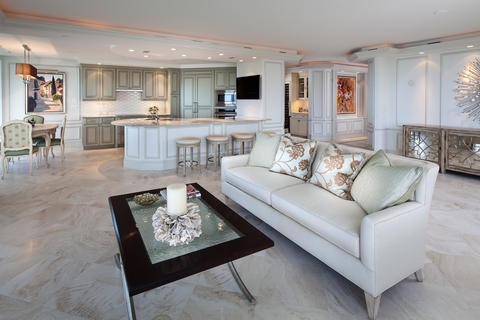 Transitional Living Room