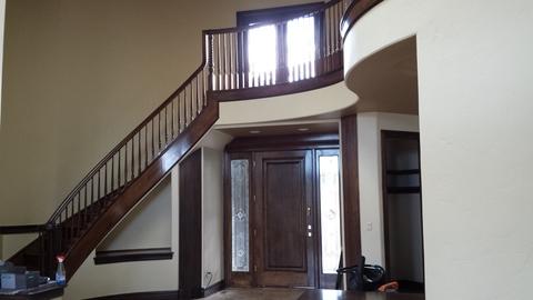 Arts & Crafts Entry with side light windows