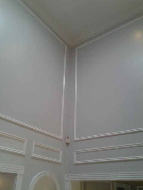 Colonial Entry with fluted door frame