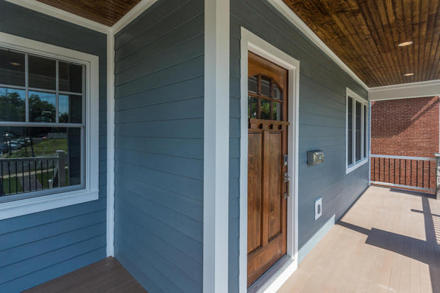 Cape Cod Porch In Alexandria Craftsman Style Door Hardi Plank