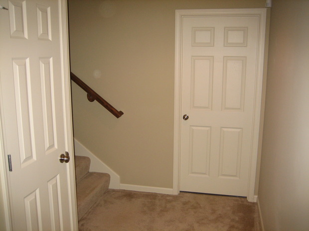 Traditional Basement In Leawood White Wood Baseboards