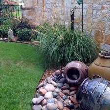 Transitional Landscape with and the landscaping around it