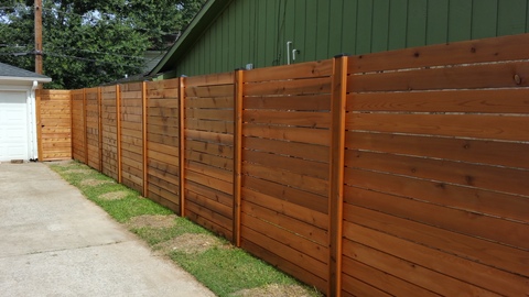 Modern Landscape with raised panel garage door
