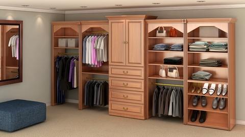 Traditional Closet with master bedroom closet interior