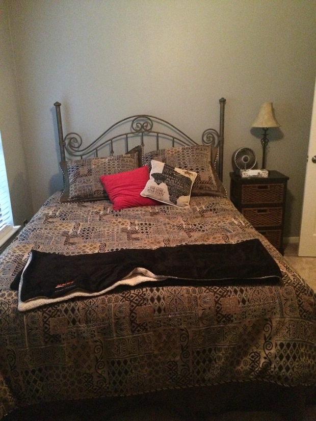 Traditional Bedroom In Spring White Baseboards Door By