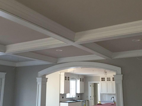 Cape Cod Dining Room with recessed can light fixtures
