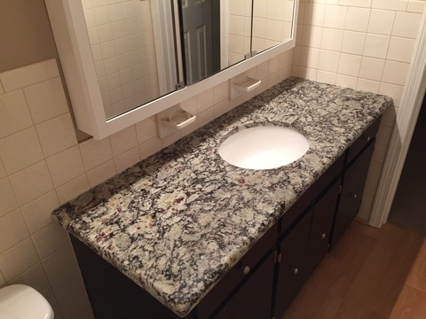 Eclectic Bathroom with white ceramic tile wainscoting