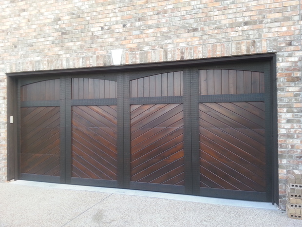 Contemporary Garage In Cedar Park Concrete Driveway Two