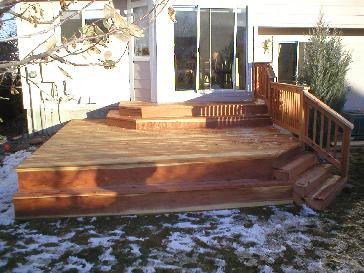 Redwood Deck Pictures and Photos