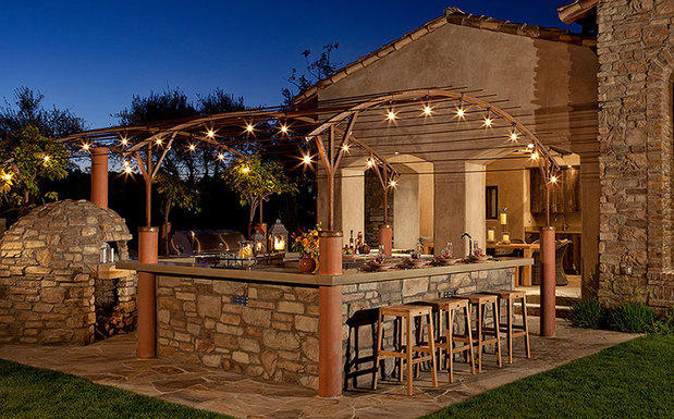 Southwestern Outdoor Kitchen In Valley City Stone Bar Southwestern Outdoor Kitchen In Valley City Stone Bar