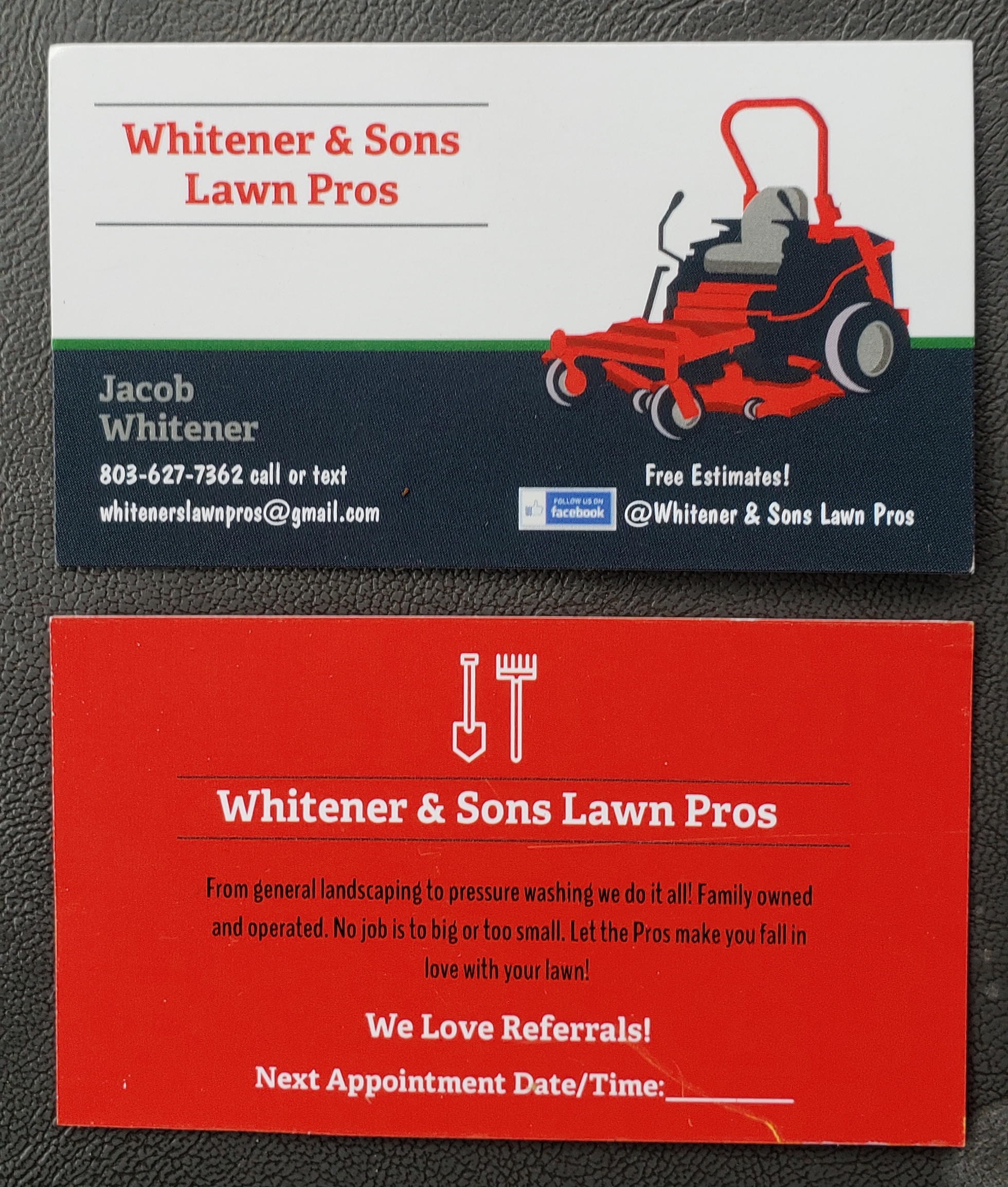 Whitener & Sons Lawn Pros Logo