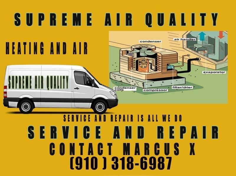 Supreme Air Quality Heating and Air Conditioning Logo