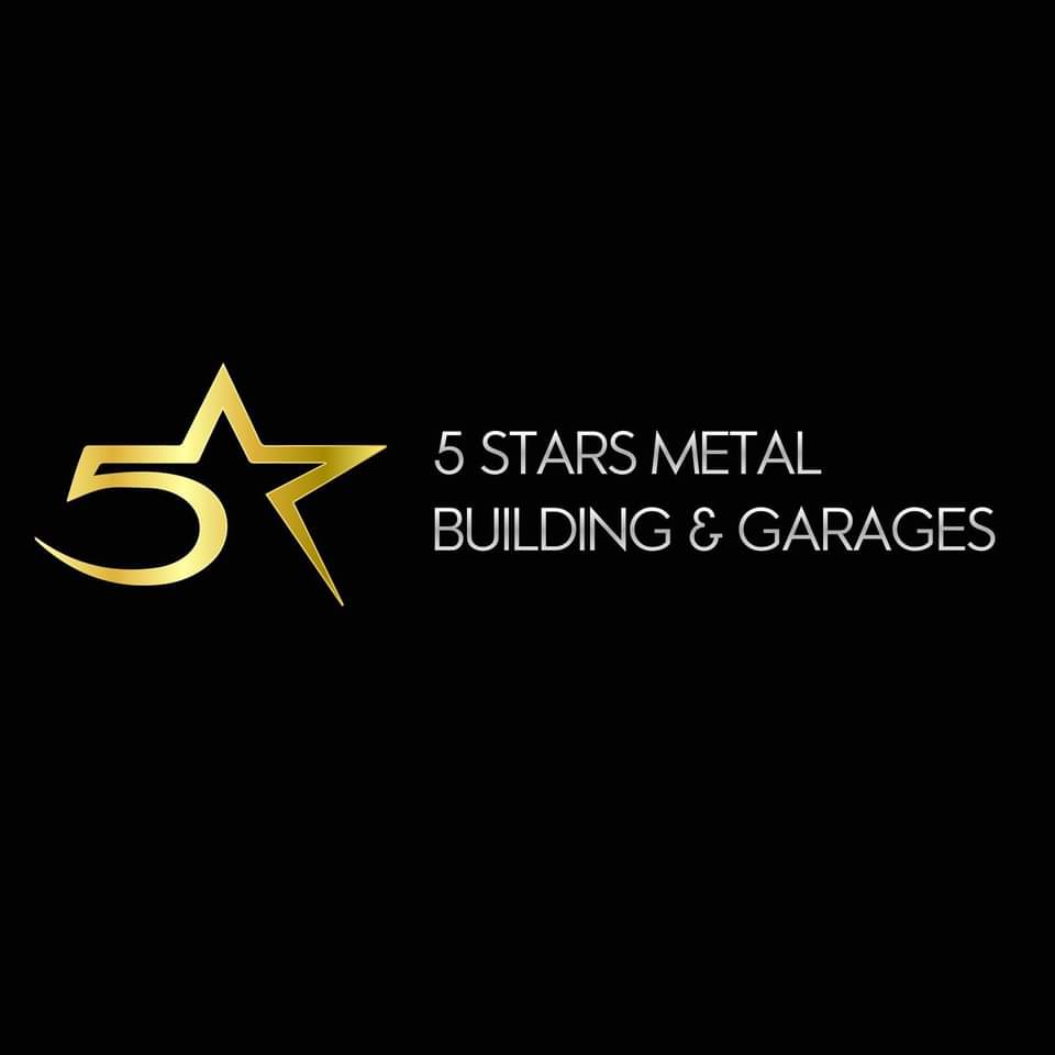 5 Stars Metal Building & Garages Logo