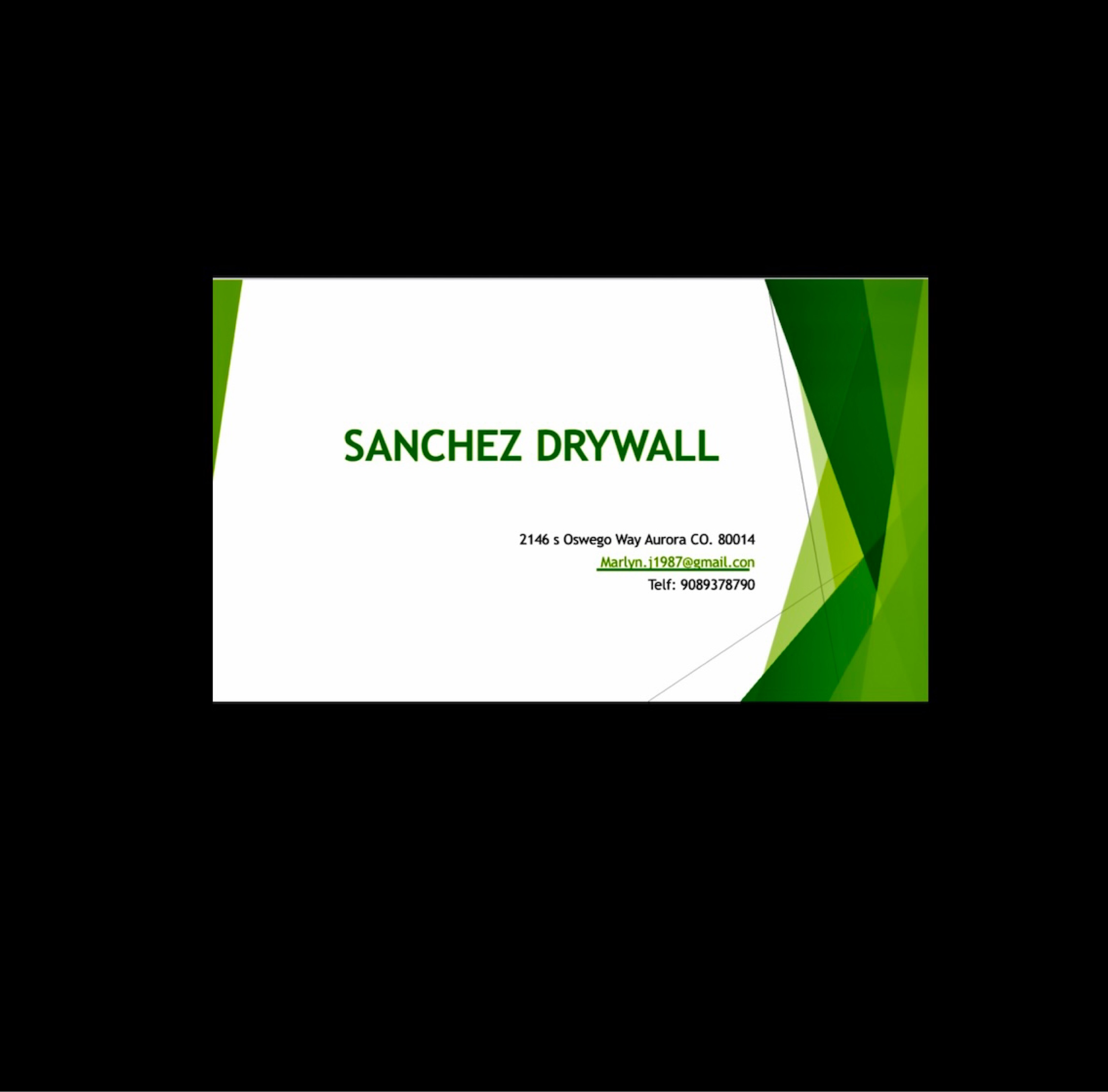 Sanchez Drywall Logo