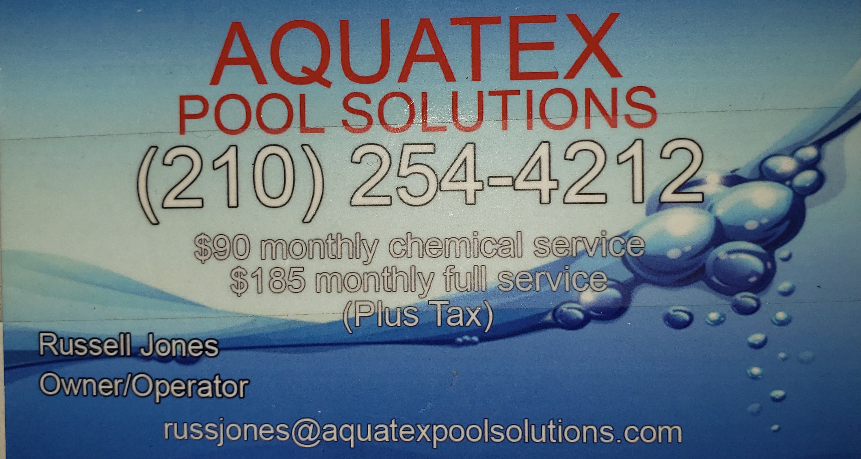 Aquatex Pool Solutions Logo