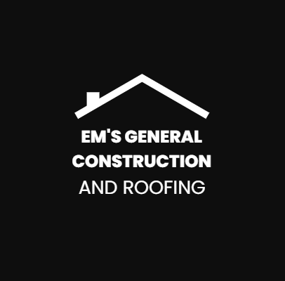 EM's General Construction and Roofing Logo
