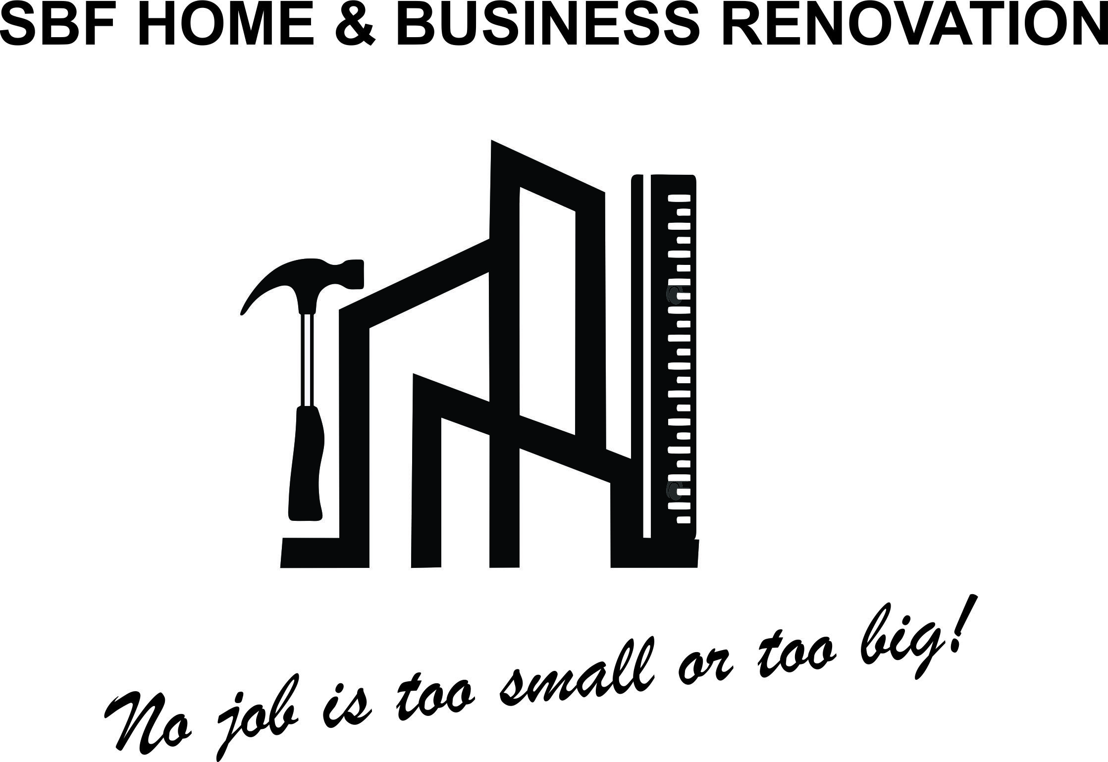 SBF Home Business Renovation Logo