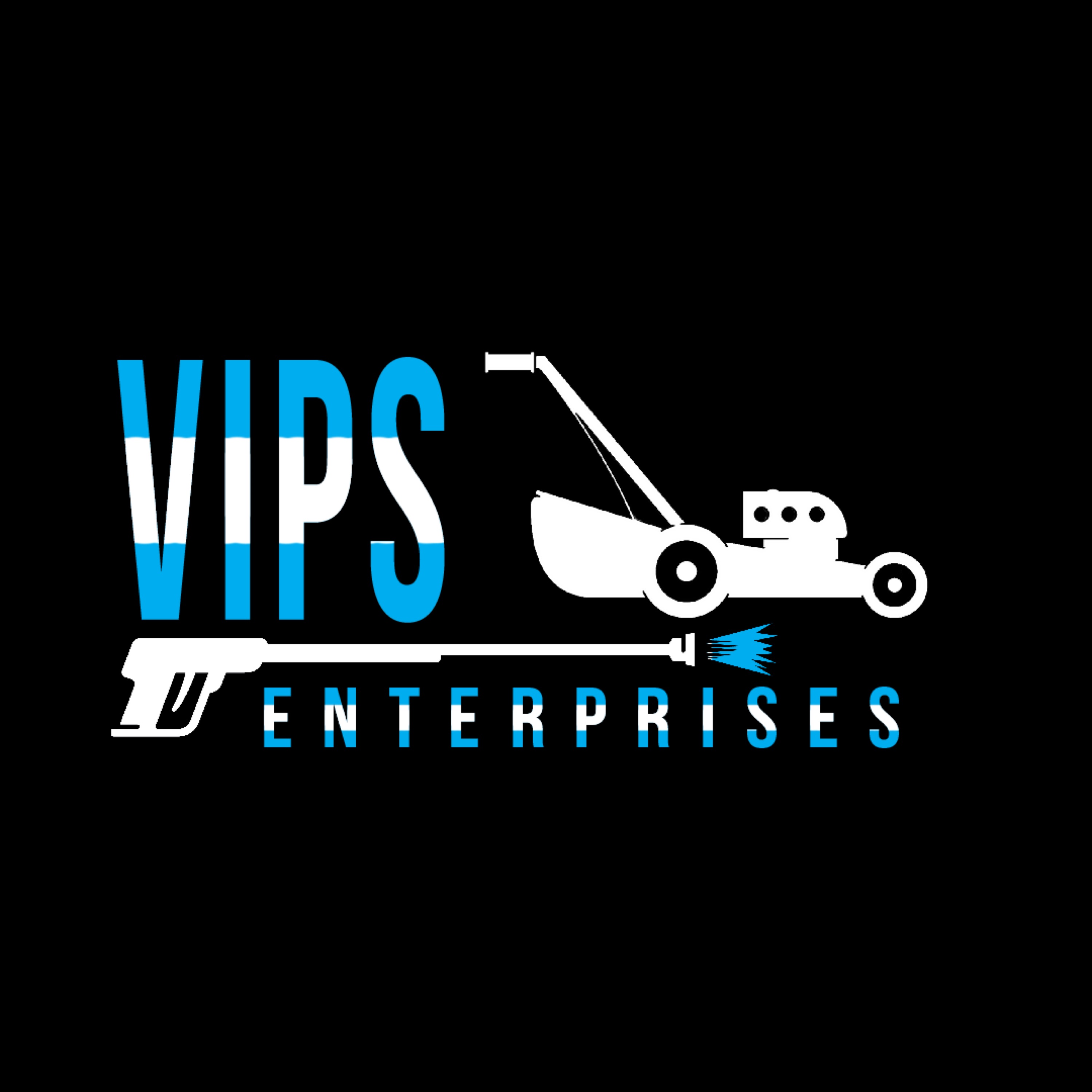 VIPS Enterprises Pressure Washing Logo