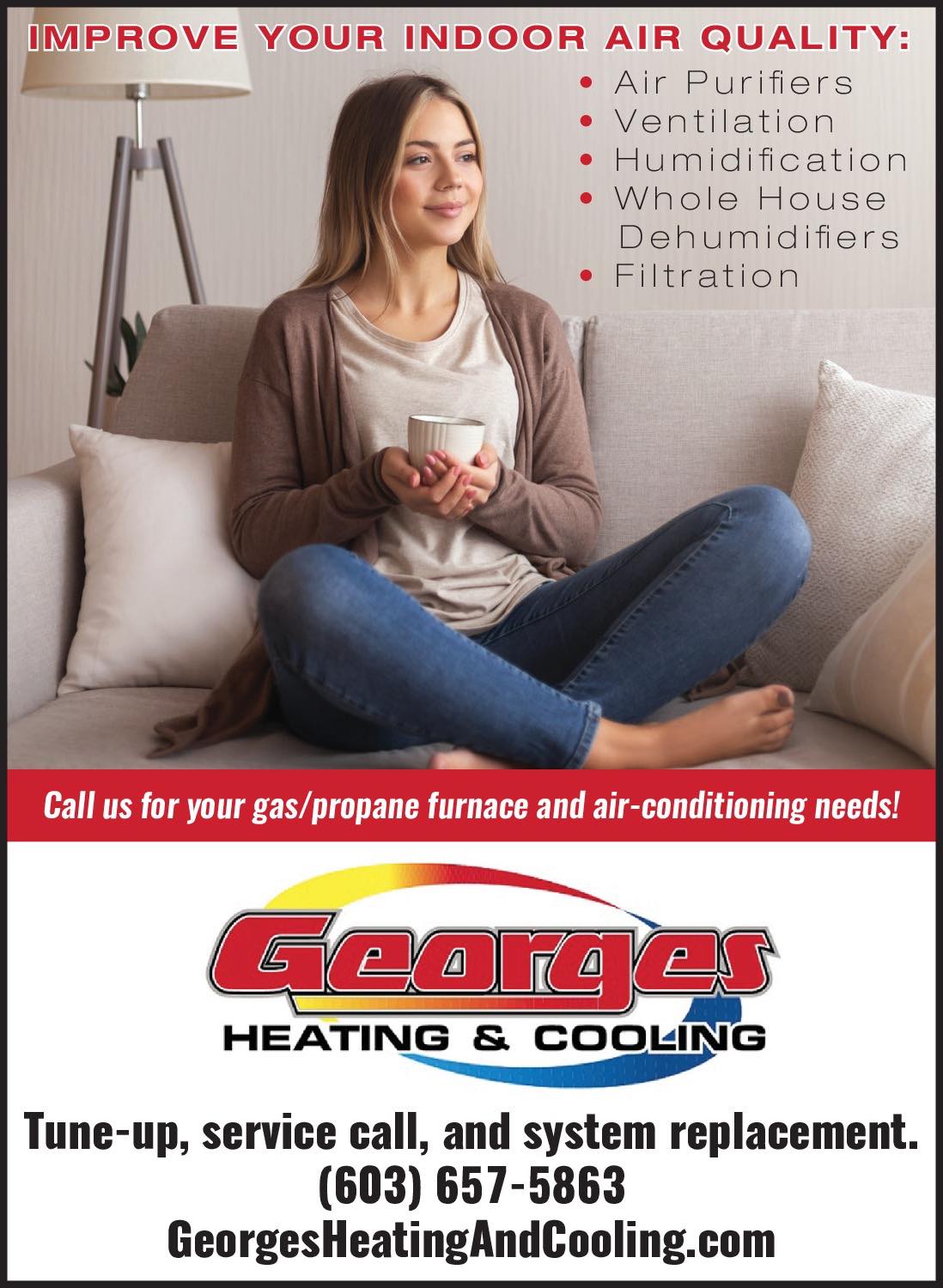 Georges Heating & Cooling, Inc. Logo