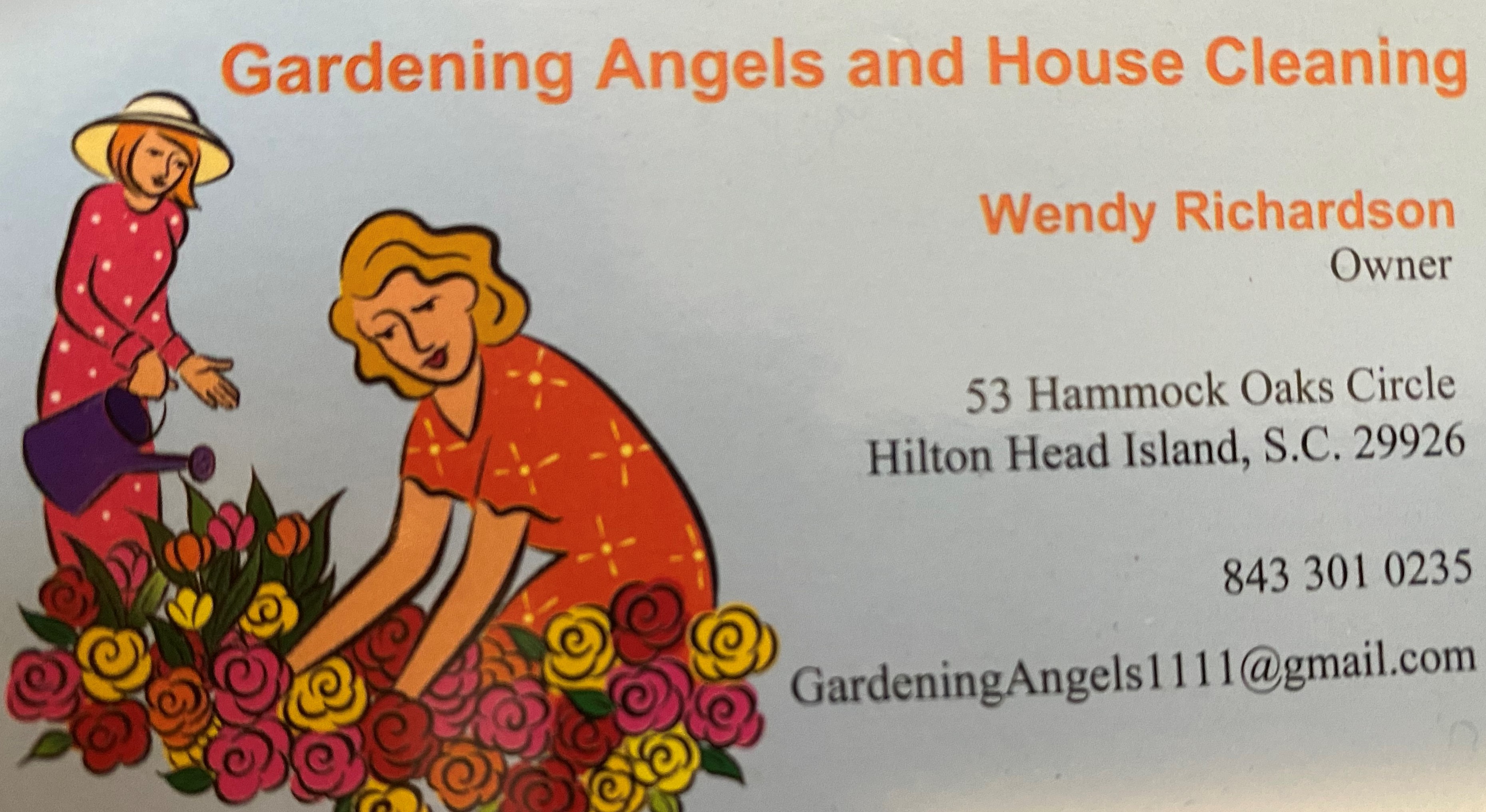 Gardening Angels and House Cleaning, LLC Logo