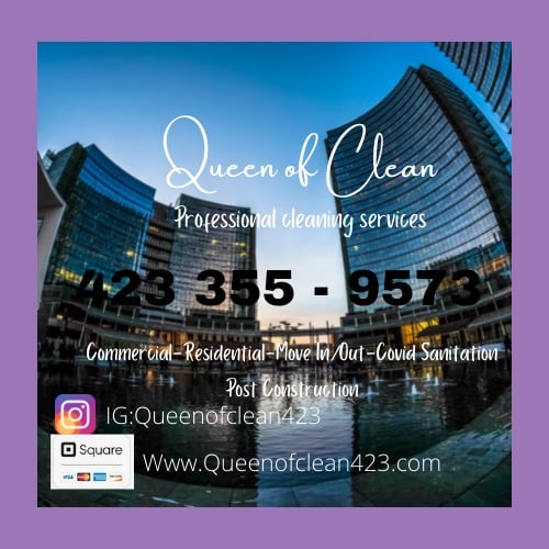 Queen of Clean Cleaning Services Logo