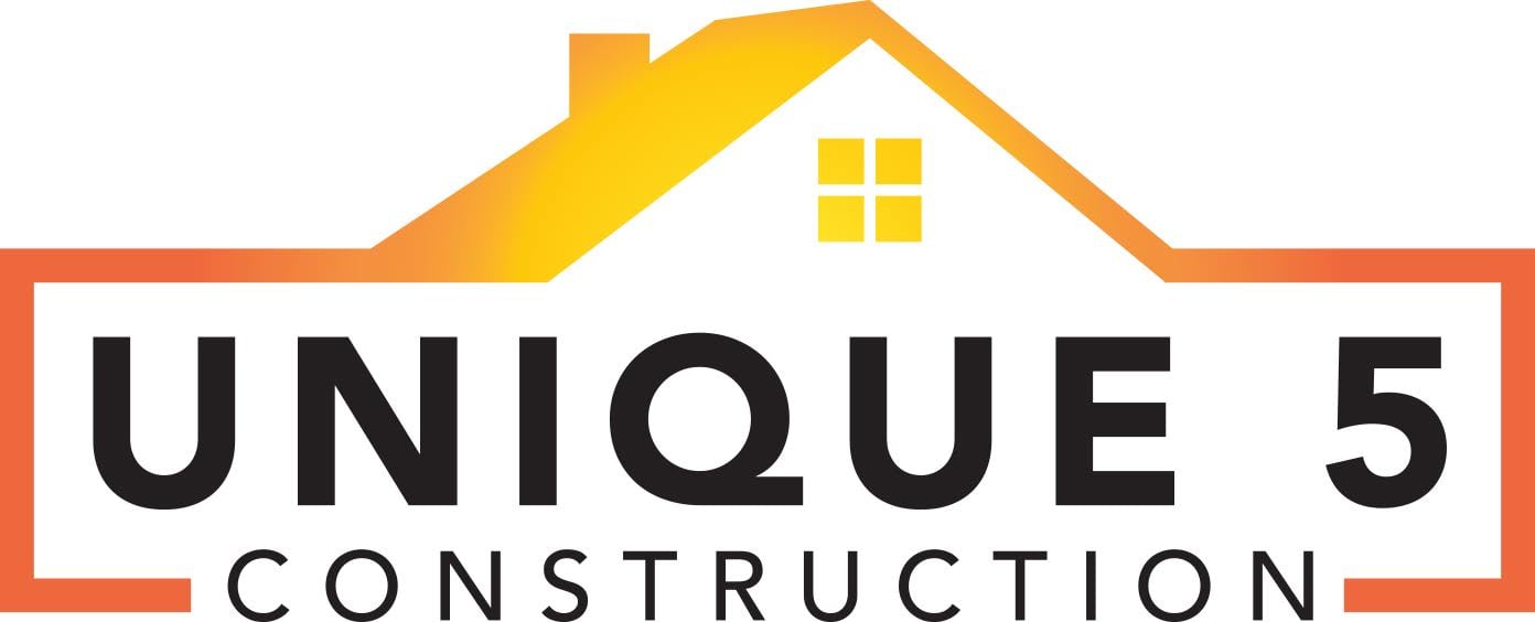 Unique 5 Construction Logo
