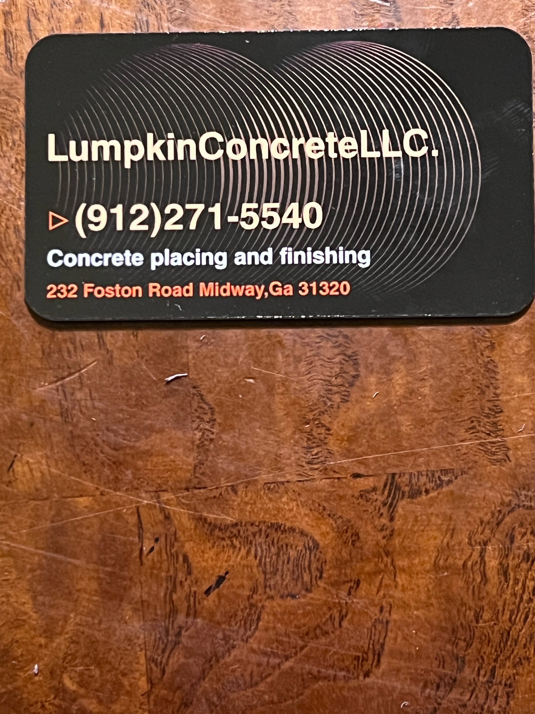 Lumpkin Concrete Logo