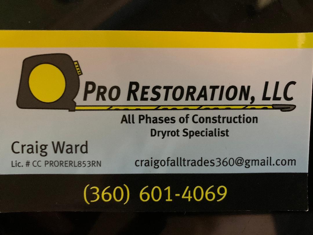 Pro Restoration, LLC Logo