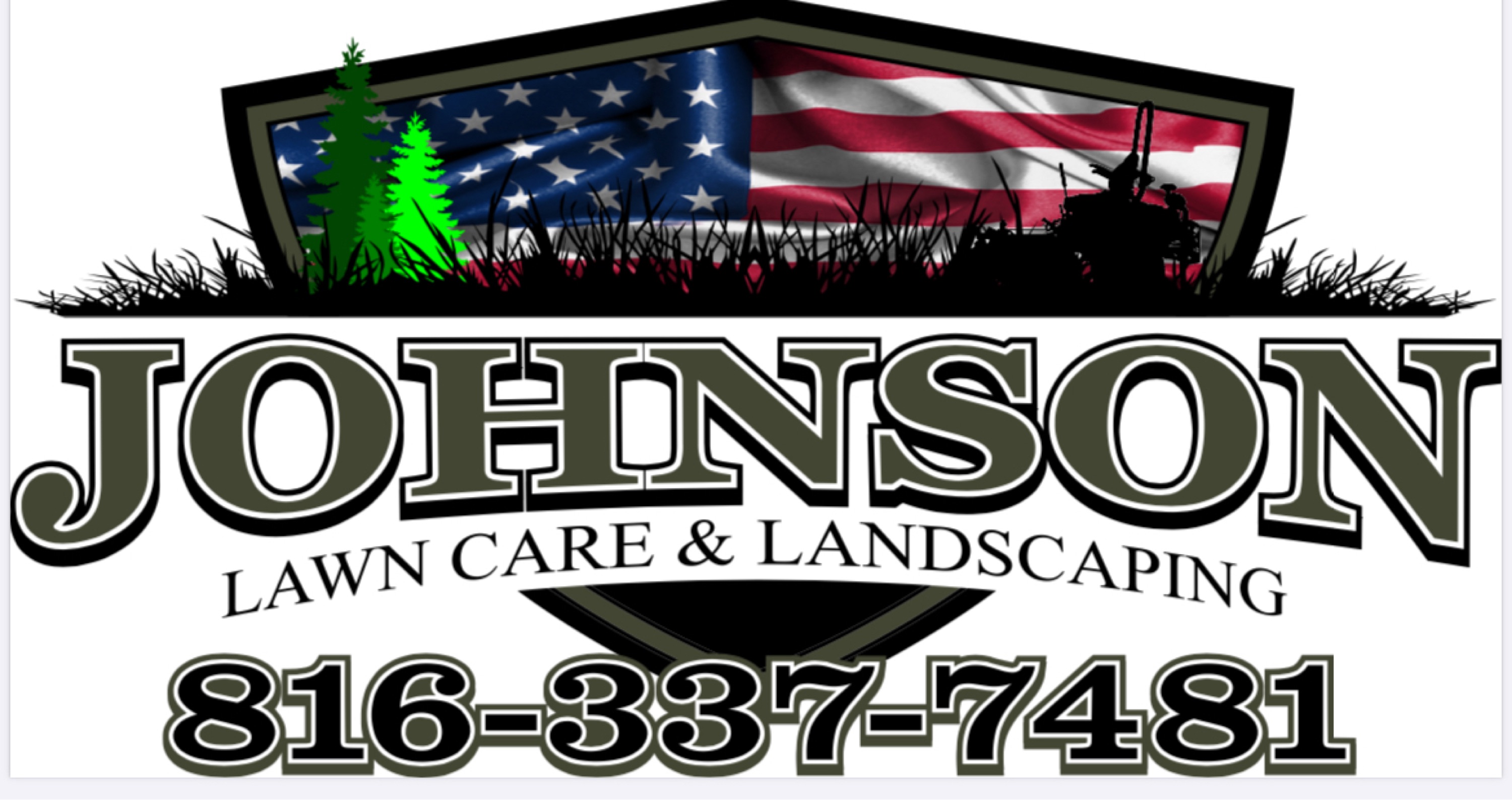 Johnson Lawn Care and Landscaping Logo