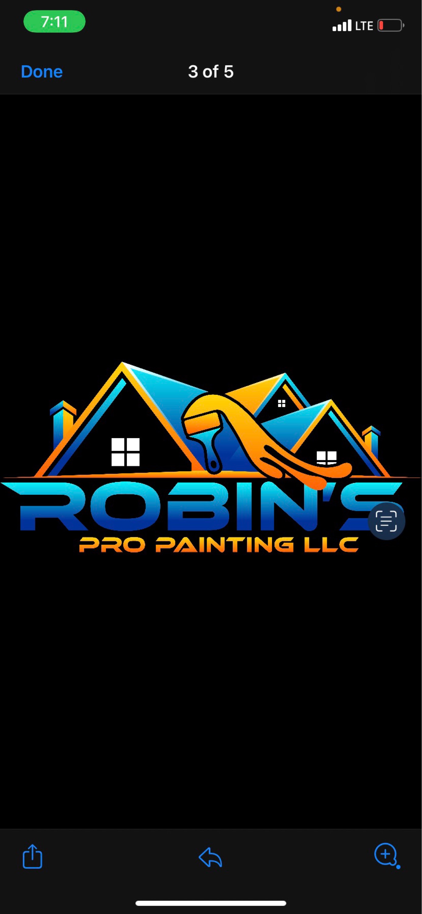 Robin's Pro Painting LLC Logo