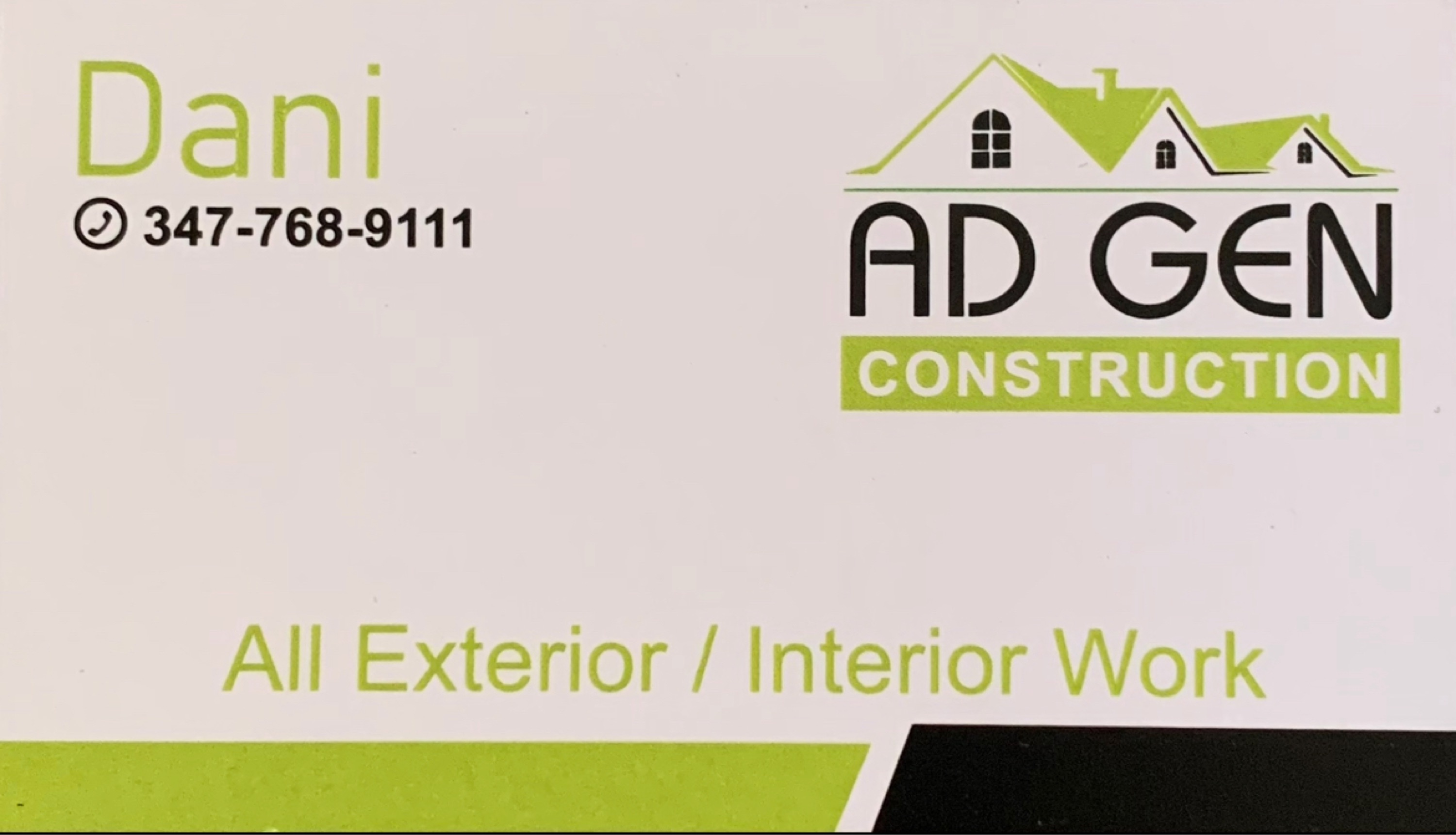 AD Gen Construction Corp. Logo