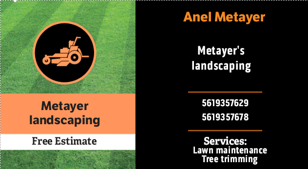 Metayer's Landscaping Logo