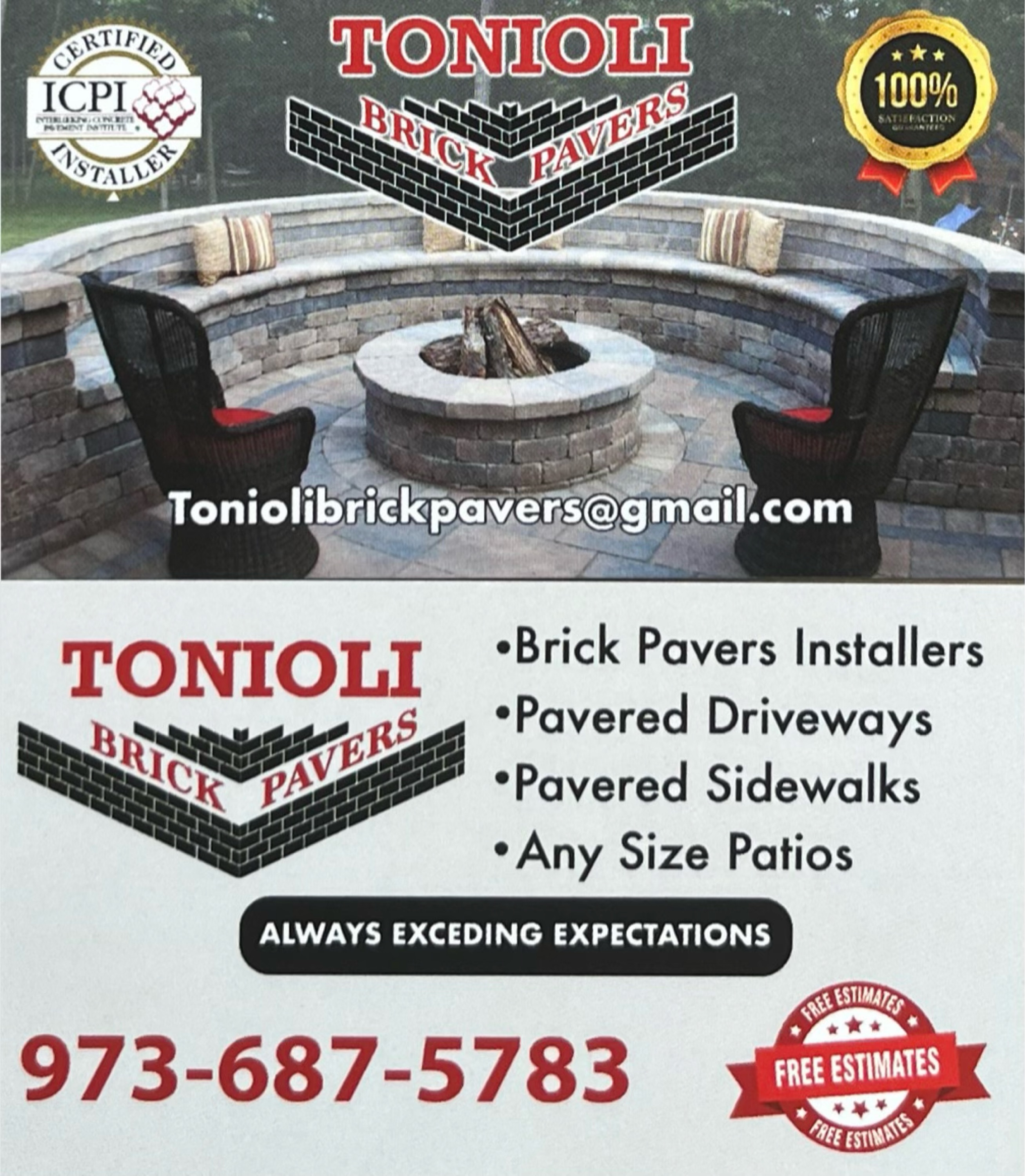 Tonioli Brick Pavers Corp Logo