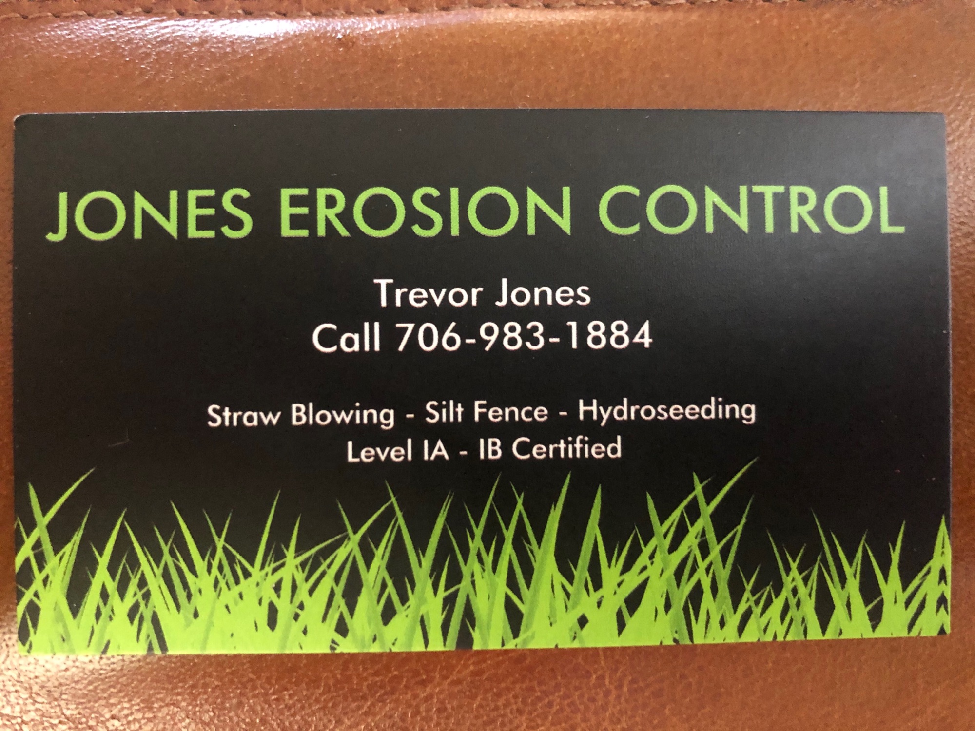 Jones Erosion Control Logo