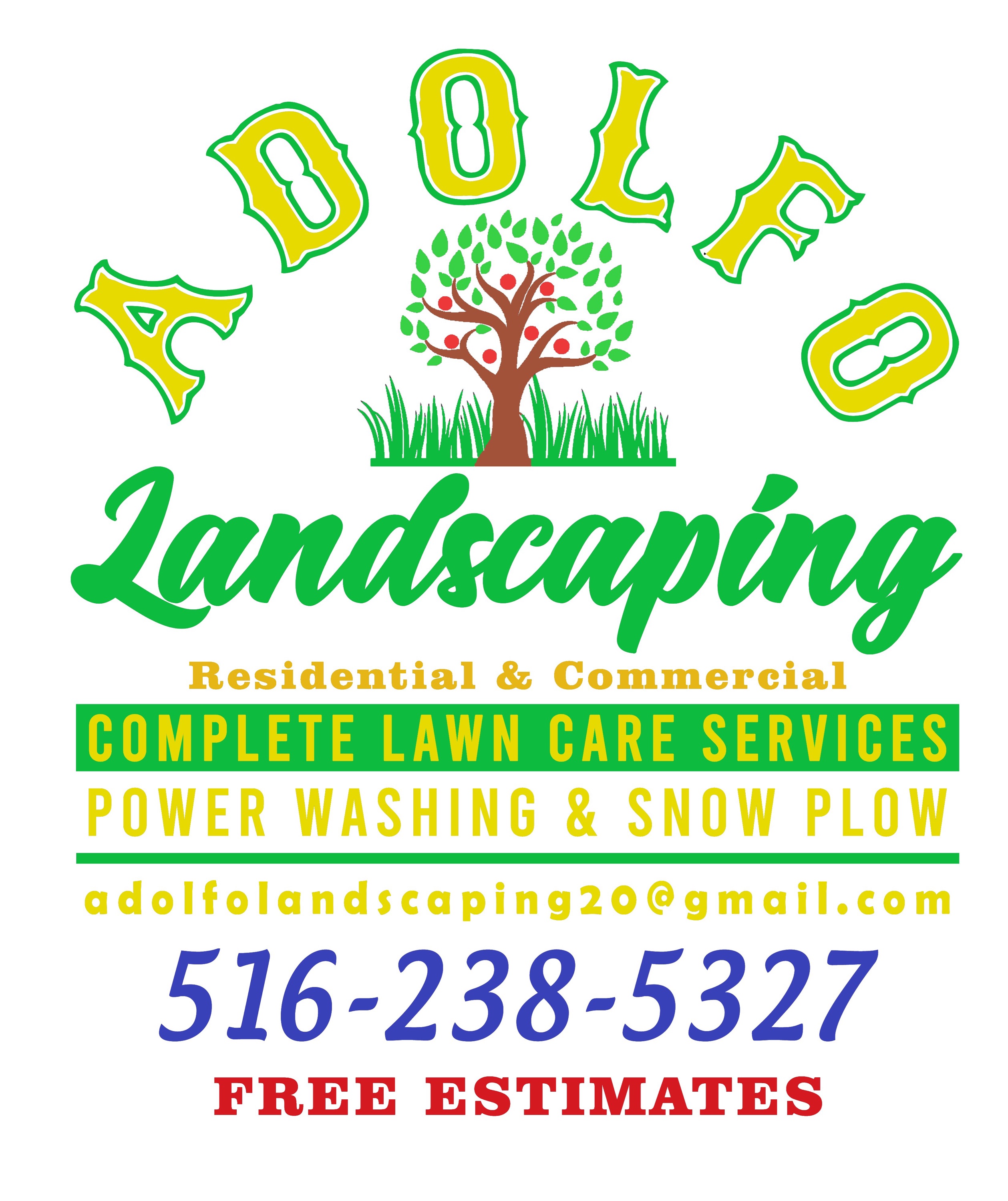 Adolfo Landscaping Logo