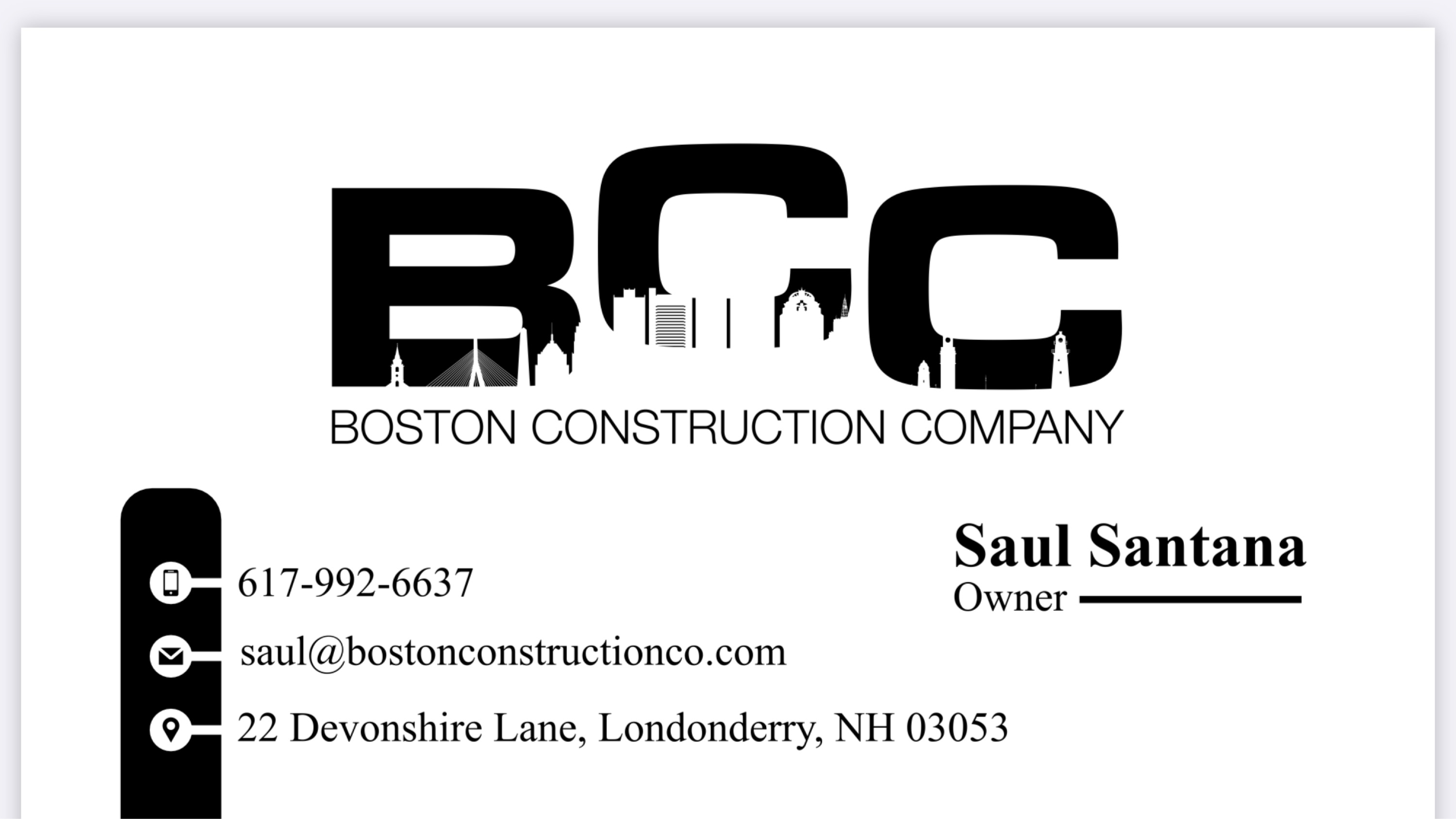 Boston Construction Company, LLC Logo