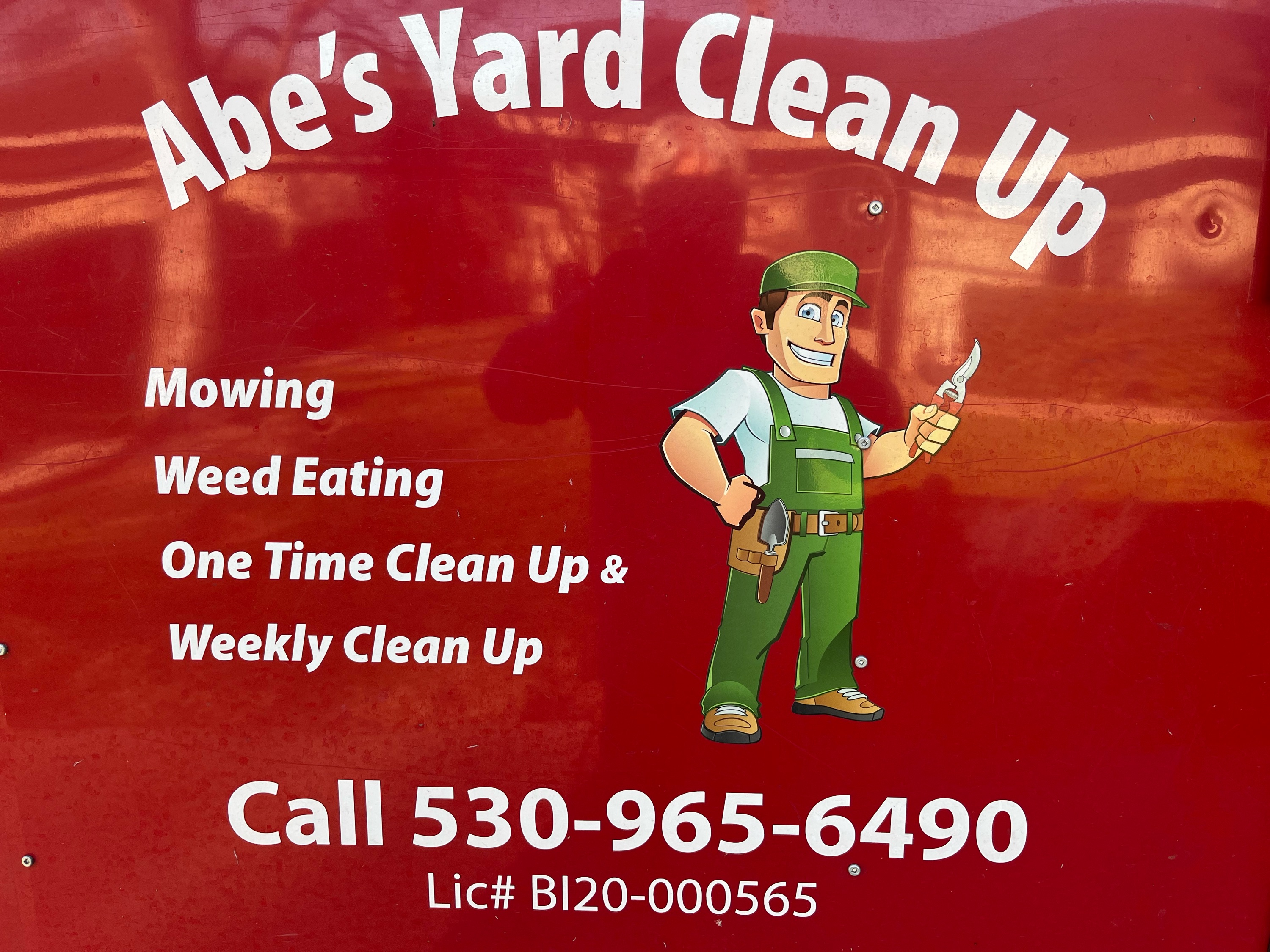 Abe's Yard Clean-Up Logo