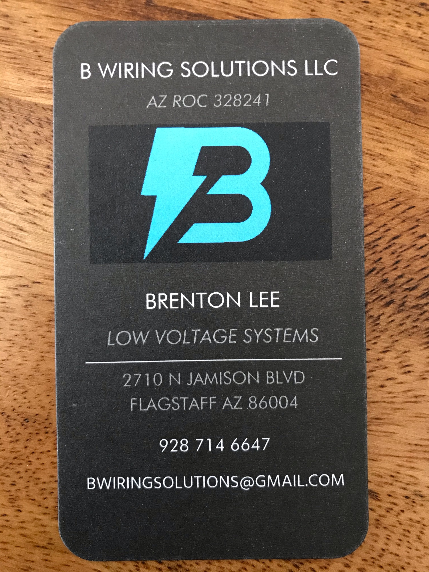B Wiring Solutions, LLC Logo
