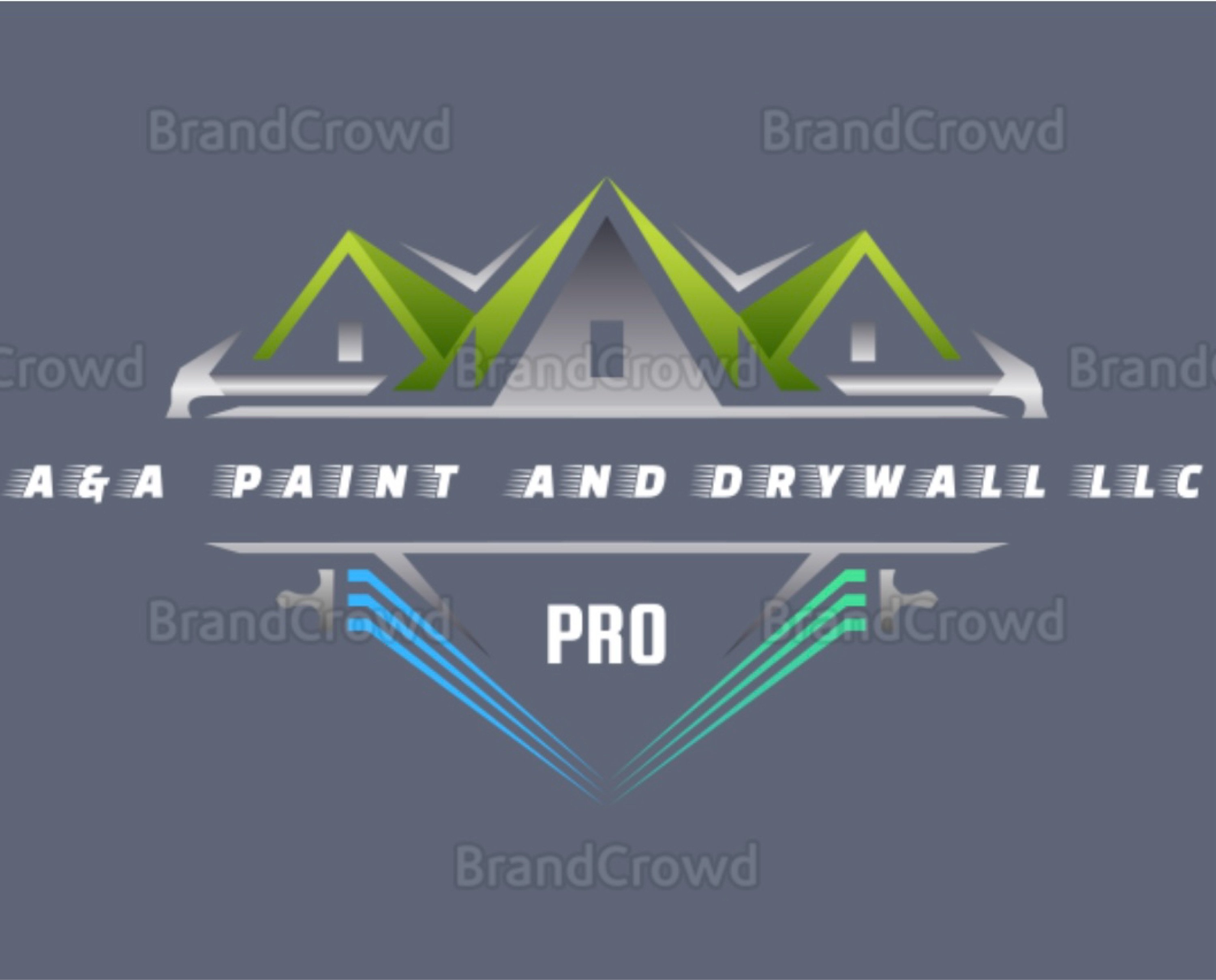 A & A Paint and Drywall Logo