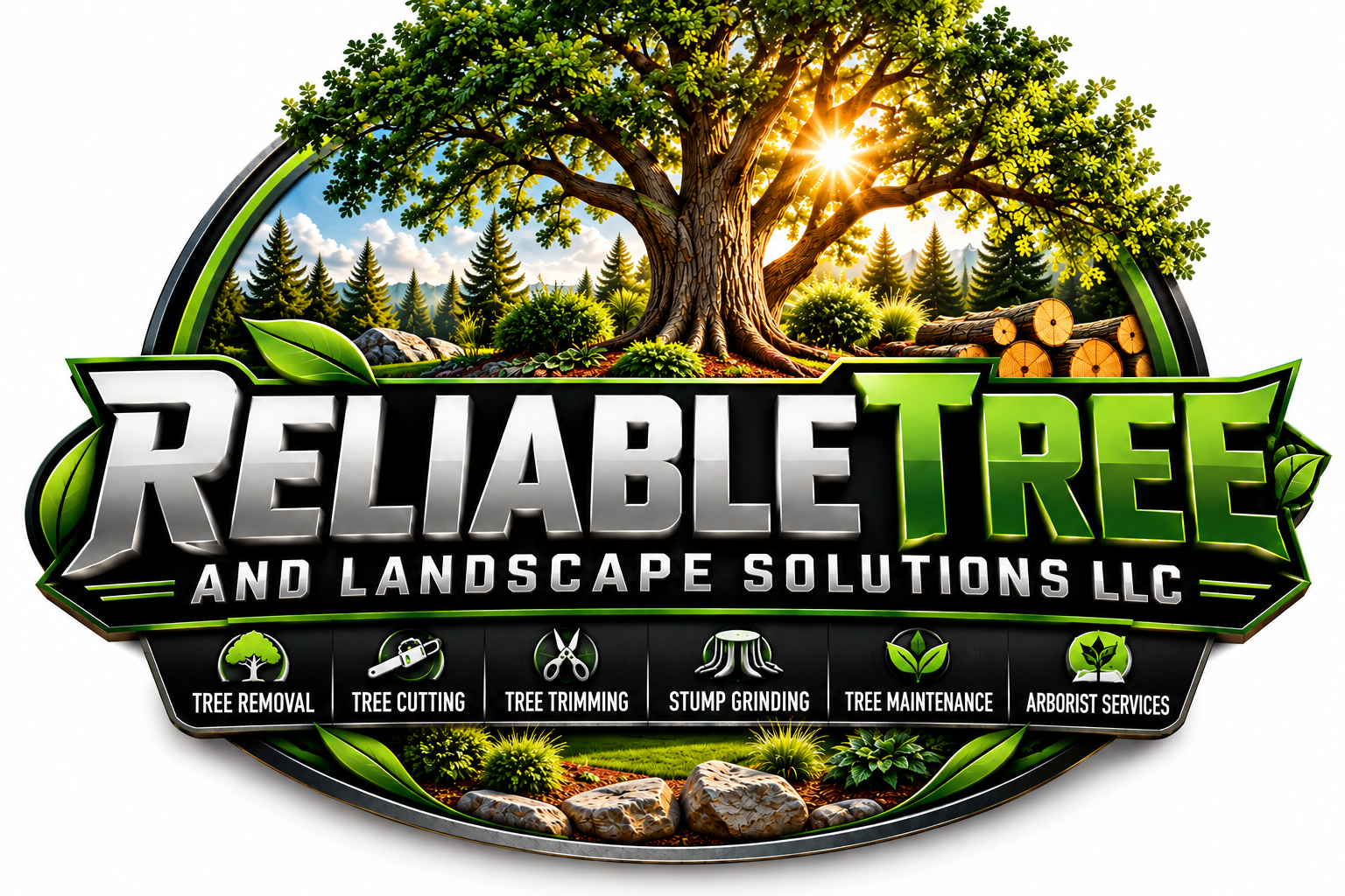 RELIABLE TREE & LANDSCAPE SOLUTIONS Logo