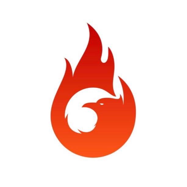 Flaming Phoenix Landscaping Logo