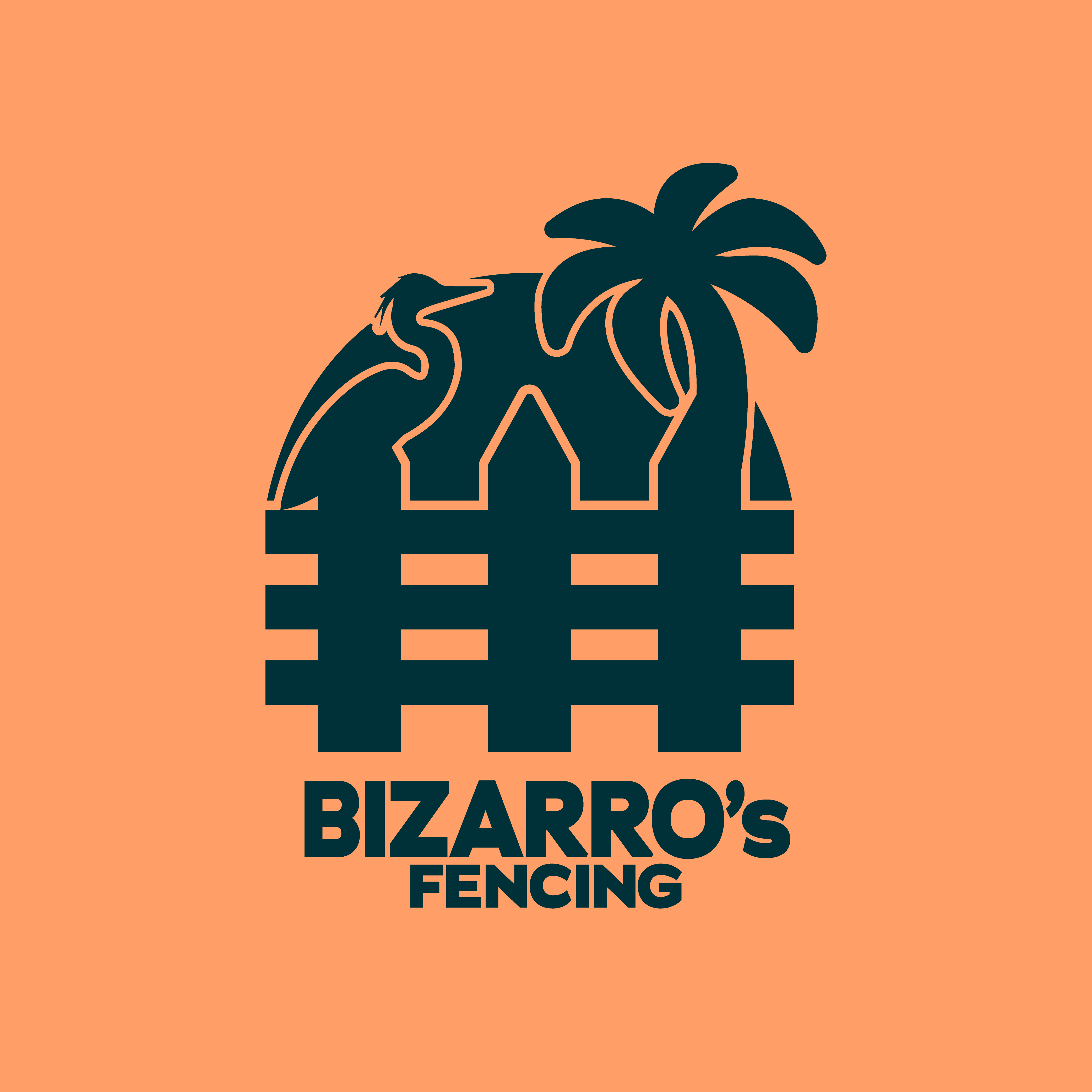 Bizarro's Fencing Logo