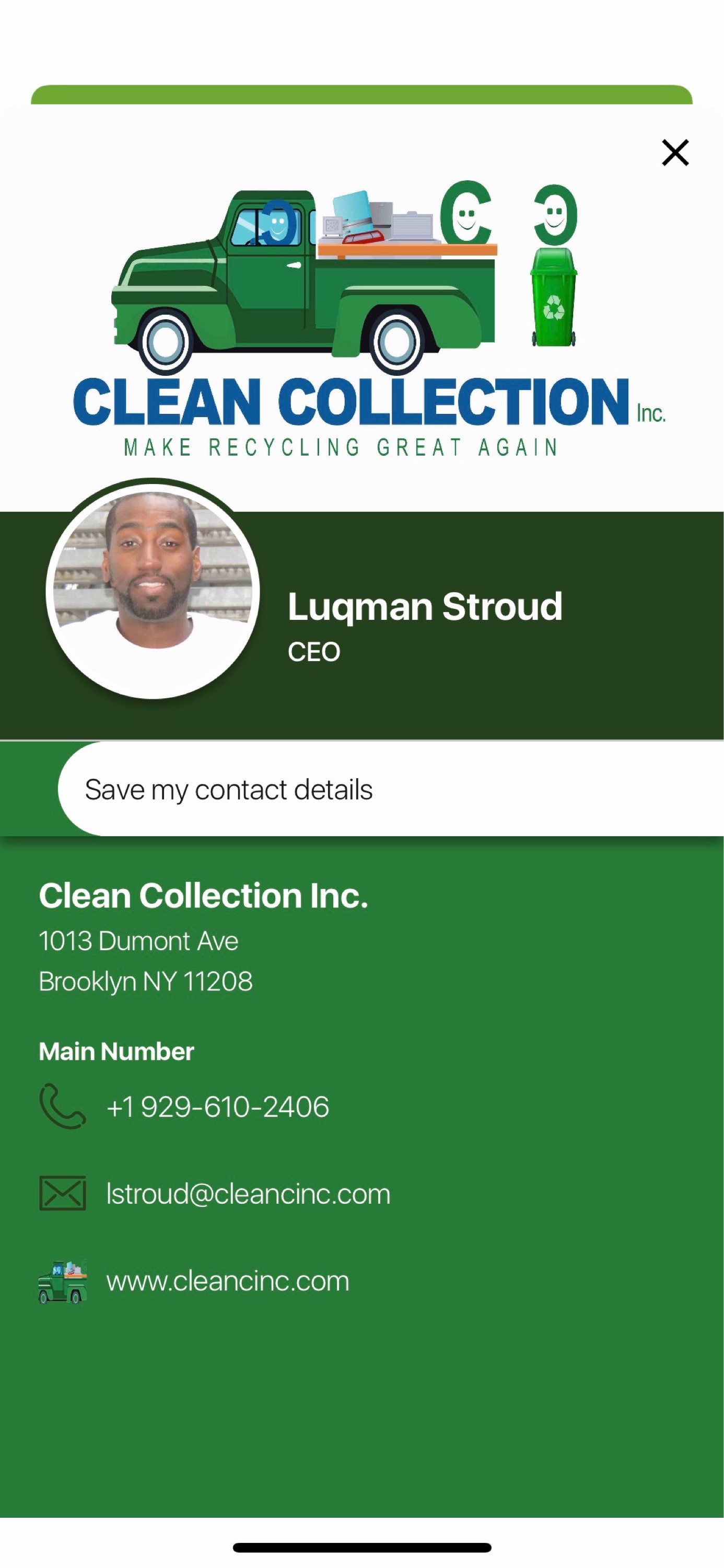 Clean Collection, Inc. Logo