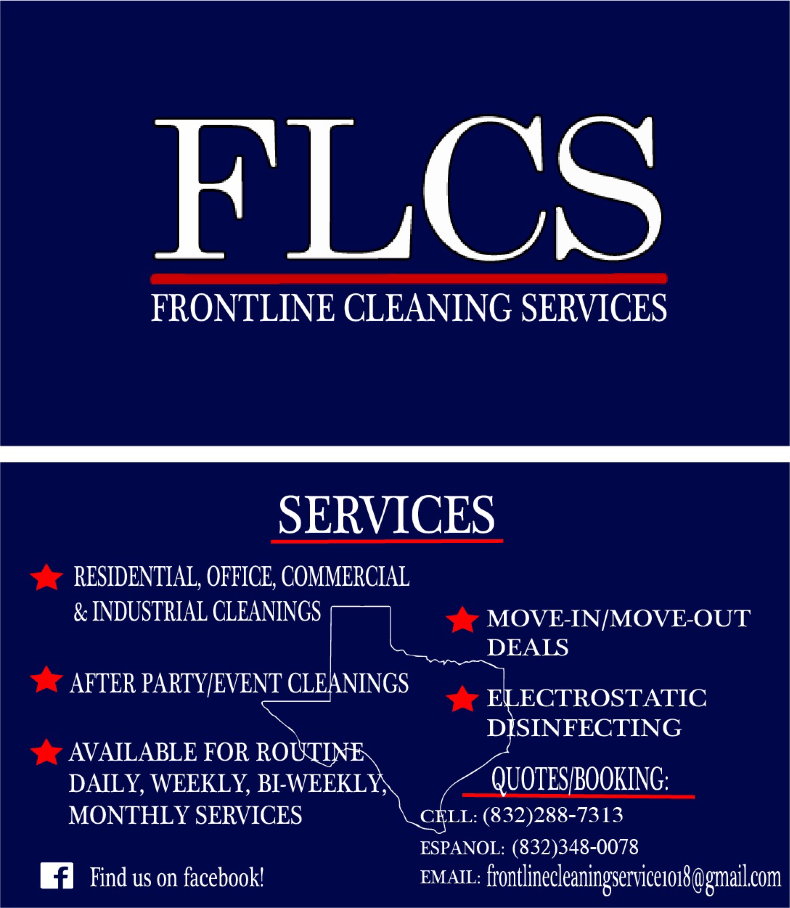 Frontline Cleaning Services Logo