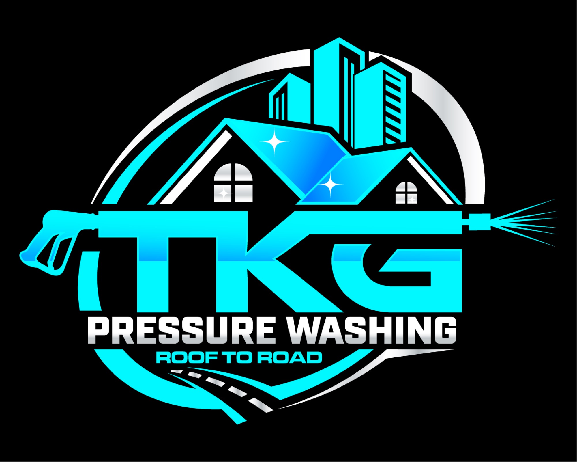 TKG Pressure Washing Logo