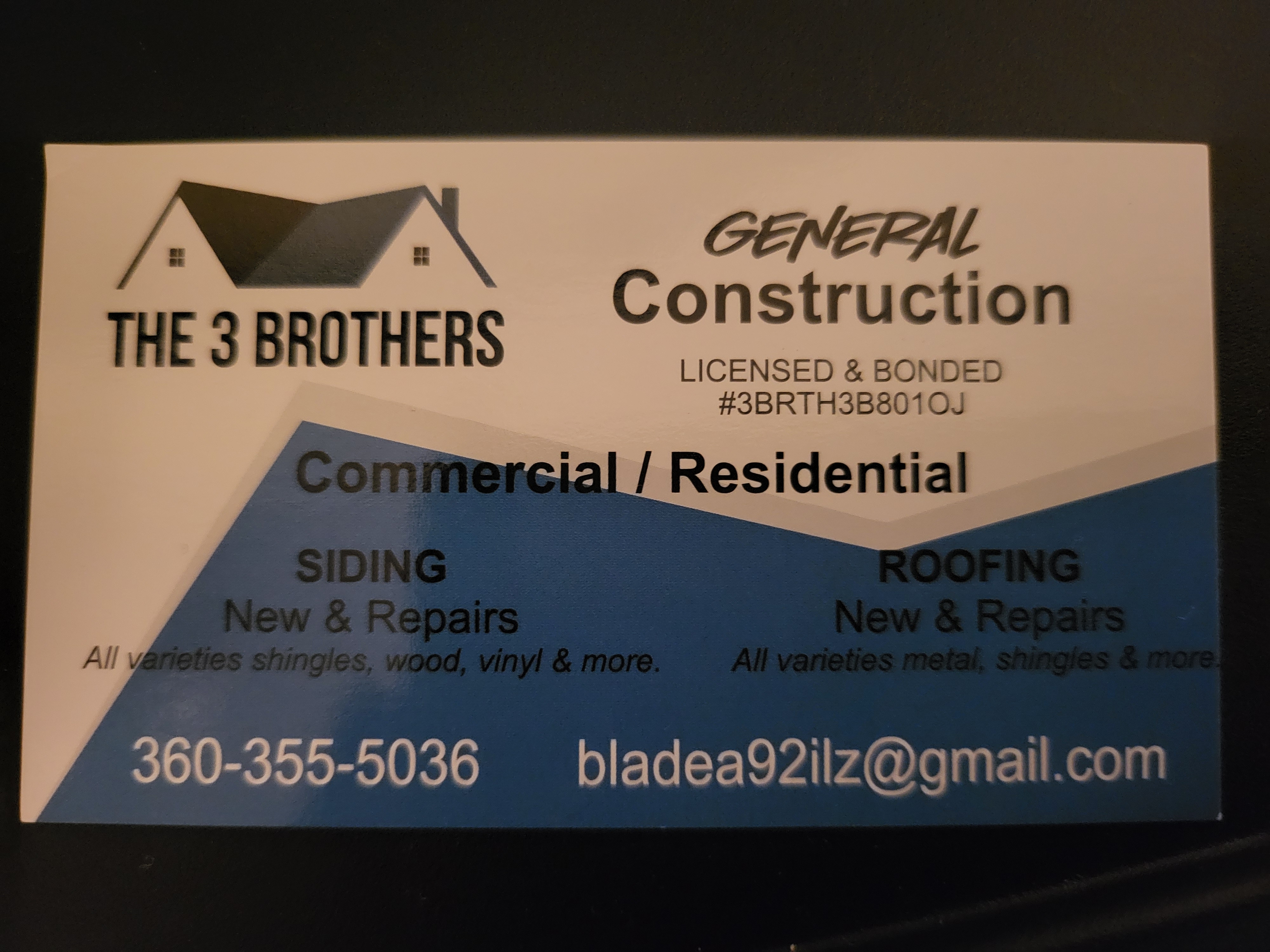 The 3 Brothers Construction and Landscaping, LLC Logo