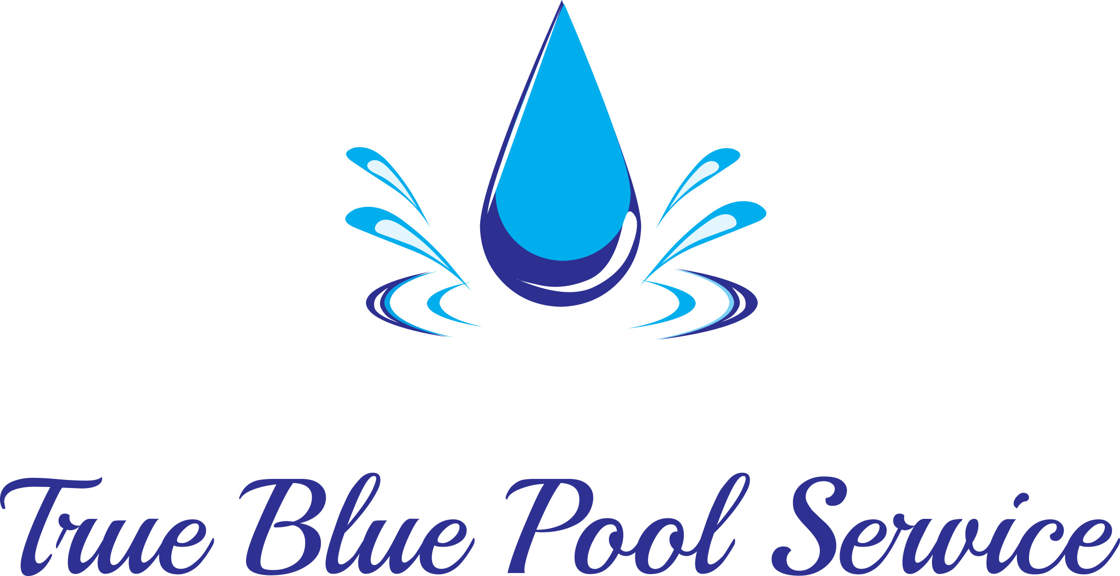 True Blue Pool Service Logo