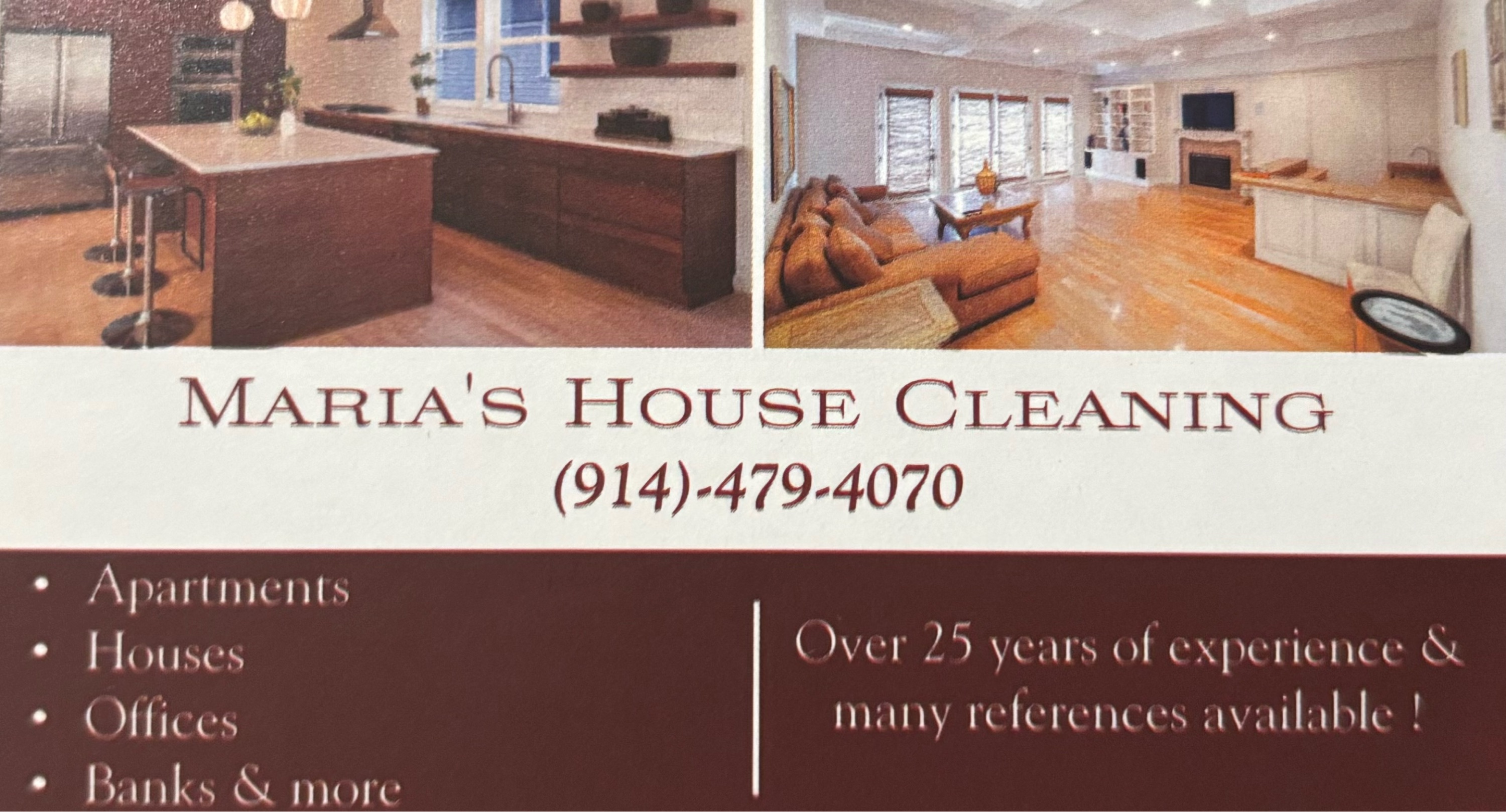 Maria's Cleaning Services Logo