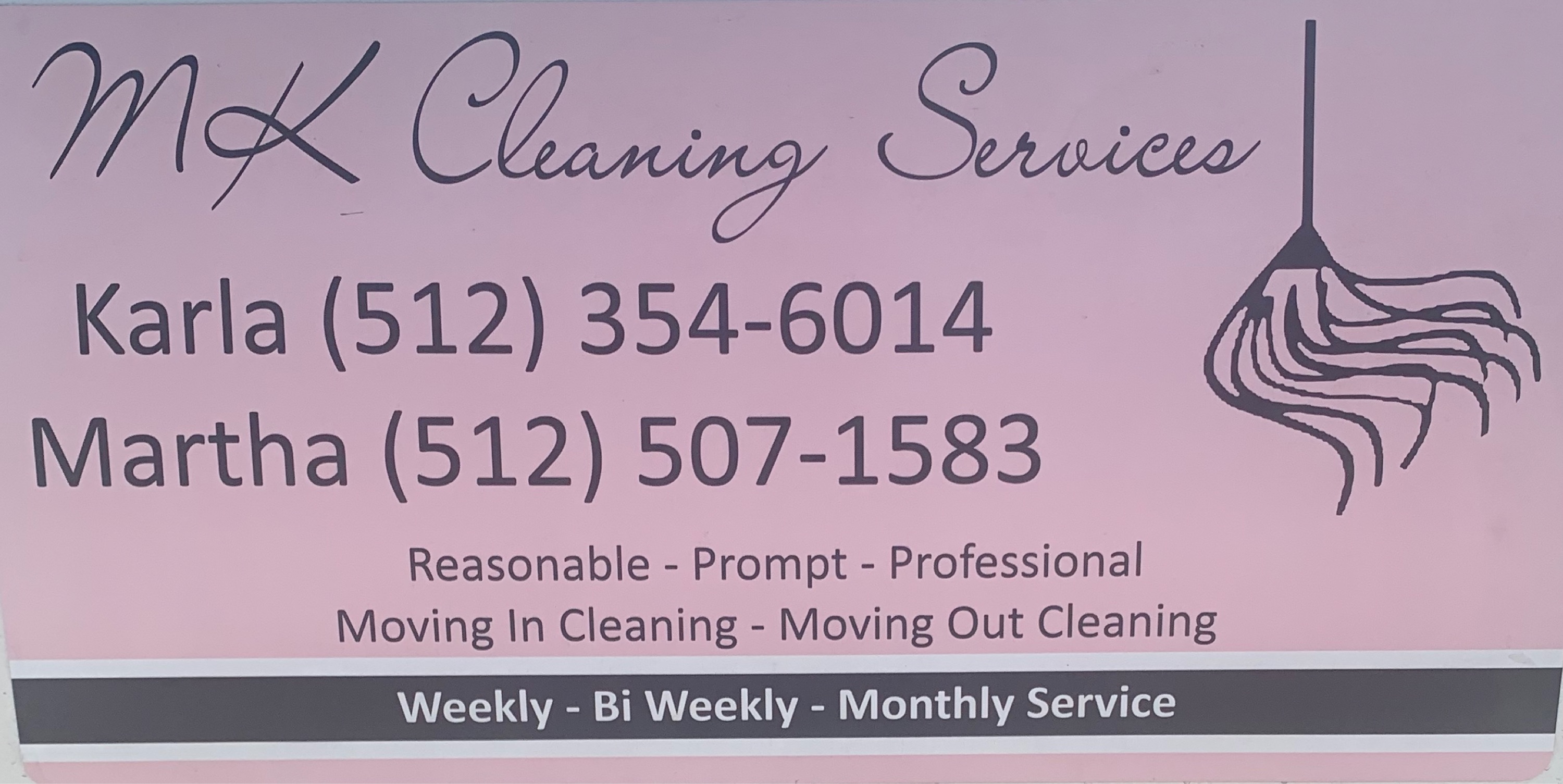 MK Cleaning Services Logo