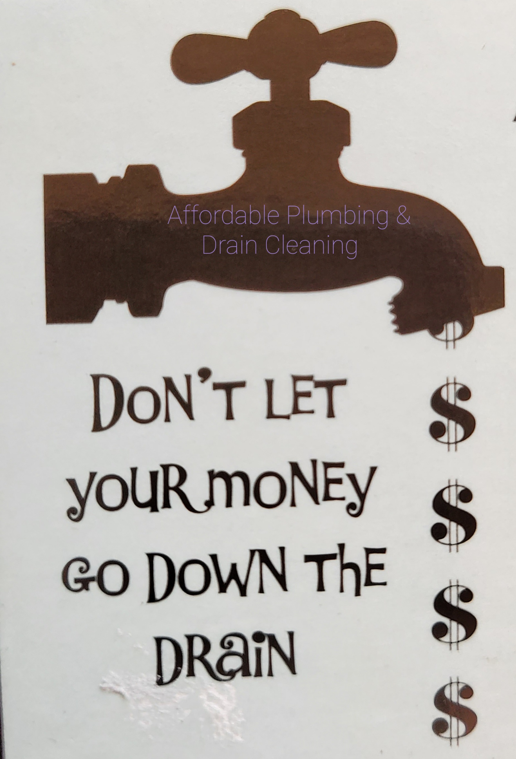 Affordable Plumbing + Drain Cleaning Logo